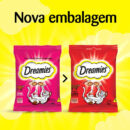 Petisco Dreamies Carne Para Gatos Adultos 40 G