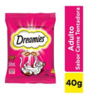 Petisco Dreamies Carne Para Gatos Adultos 40 G