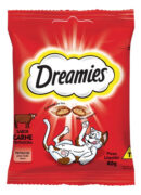 Petisco Dreamies Sabor Carne Para Gatos 40 G - Kit Com 6 Uni