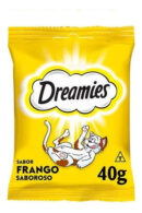 Petisco Dreamies Para Gatos Adultos Sabor Frango 40g