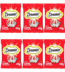 Petisco Dreamies Sabor Carne Para Gatos 40 G - Kit Com 6 Uni